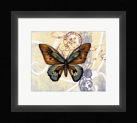 Framed Small Postcard Song III Print