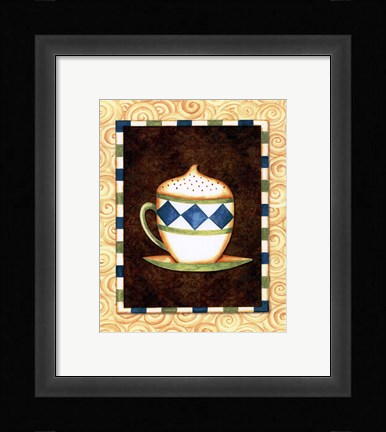 Framed Mocha Lattee IV Print