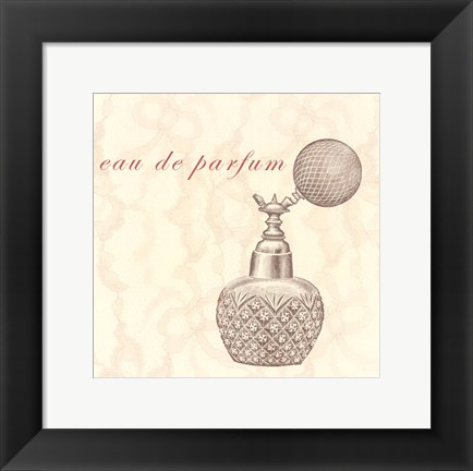 Framed La Toilette I Print