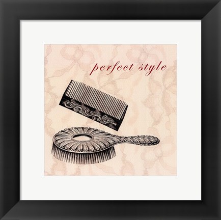 Framed La Toilette IV Print