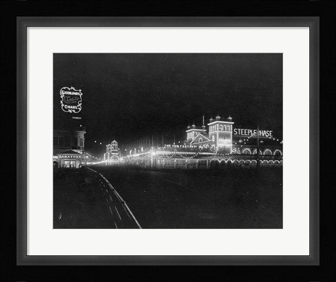 Framed Steeplechase Print