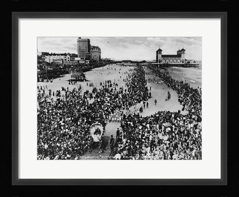 Framed Atlantic City Beauty Pageant Print