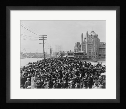Framed Atlantic City Beauty Pageant Print
