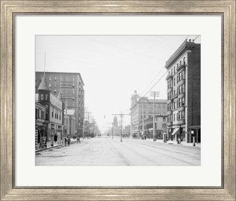Framed Atlantic Avenue, Atlantic City, NJ Print