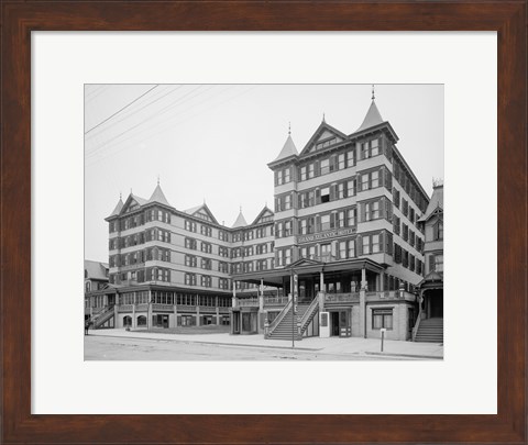 Framed Grand Atlantic Hotel, Atlantic City, NJ Print