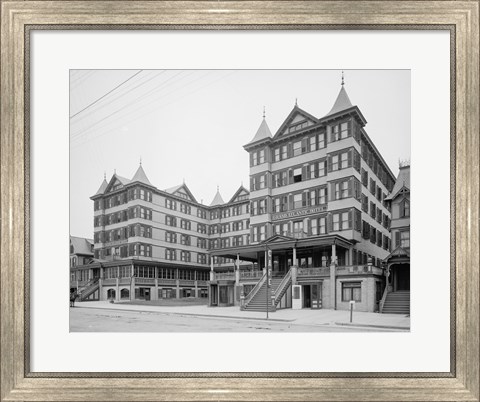 Framed Grand Atlantic Hotel, Atlantic City, NJ Print