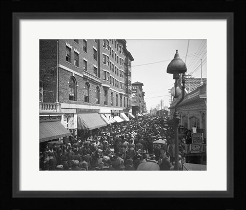 Framed Atlantic Avenue, Atlantic City, NJ Print