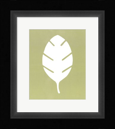 Framed Simple Silhouette II Print