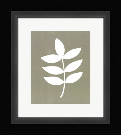 Framed Simple Sihouette III Print