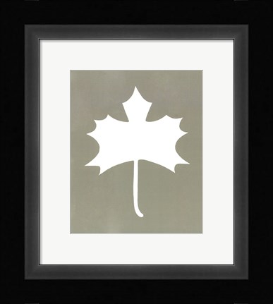 Framed Simple Sihouette IV Print