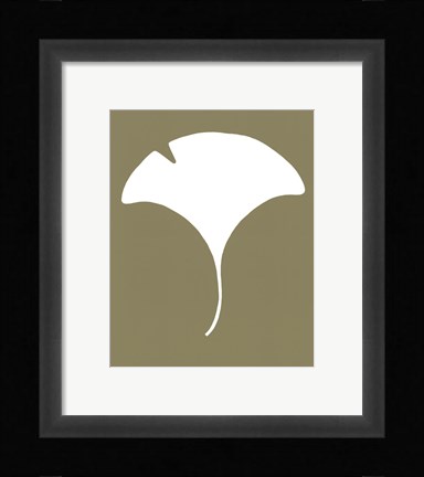 Framed Simple Silhouette VI Print