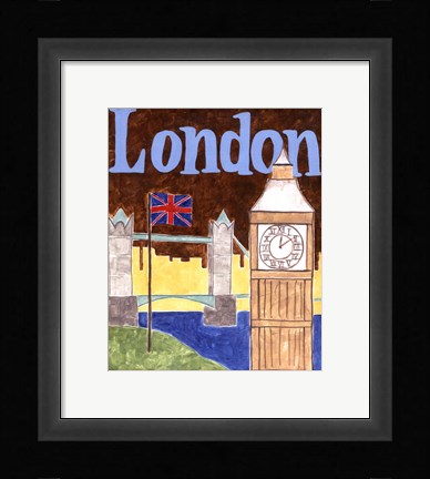 Framed London (A) Print
