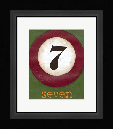 Framed Graphic Pool VII Print