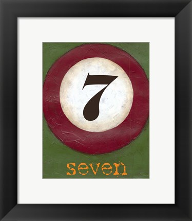 Framed Graphic Pool VII Print