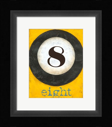 Framed Graphic Pool VIII Print