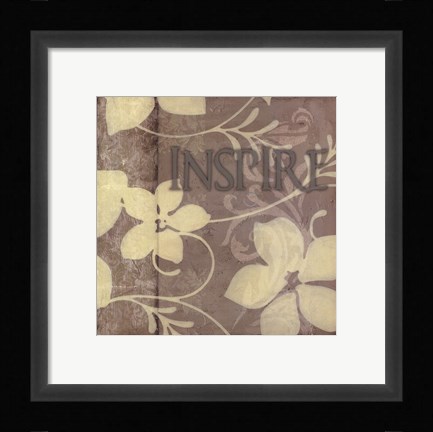 Framed Ornamental Inspiration II Print