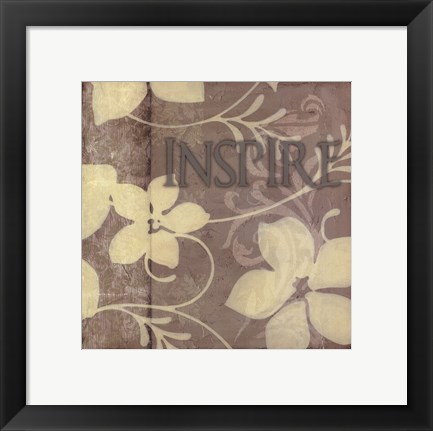 Framed Ornamental Inspiration II Print