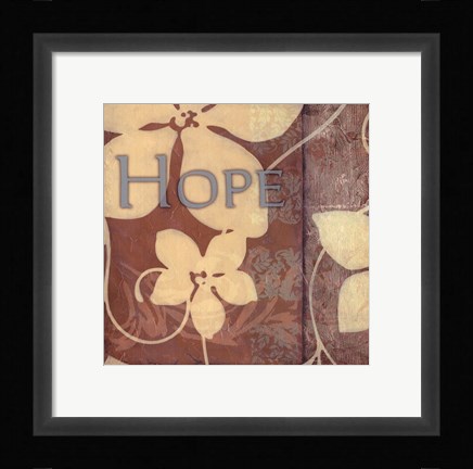 Framed Ornamental Inspiration III Print