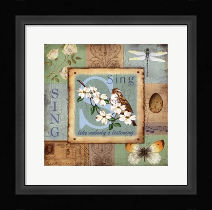 Framed Sweet Inspirations IV Print