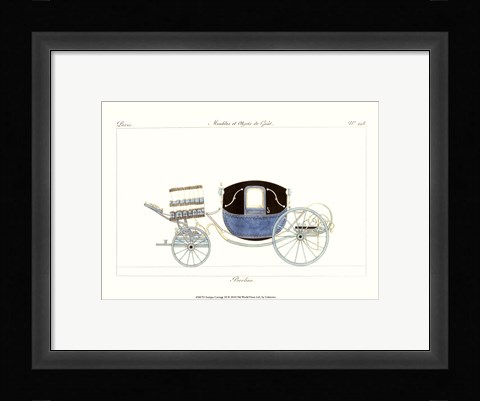 Framed Antique Carriage III Print