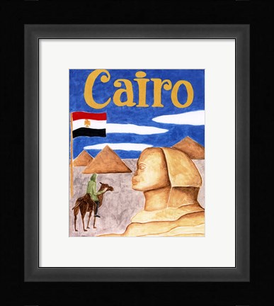 Framed Cairo (A) Print