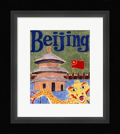 Framed Bejing (A) Print
