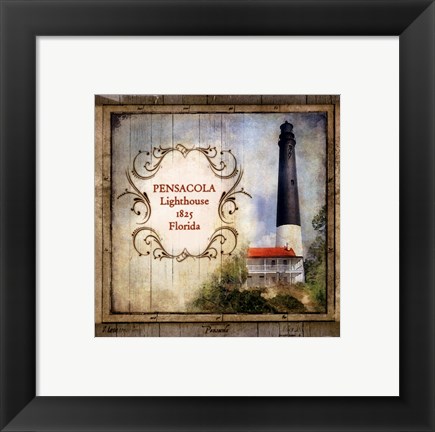 Framed Florida Lighthouse VII Print
