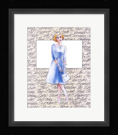 Framed 50's Fashion VIII Print