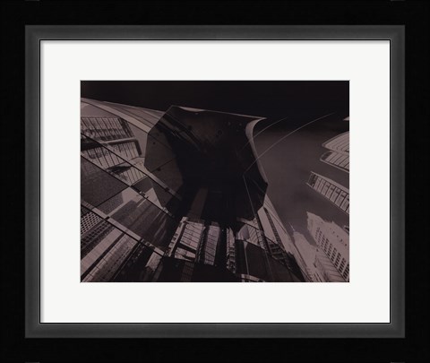Framed Skyrise View V Print