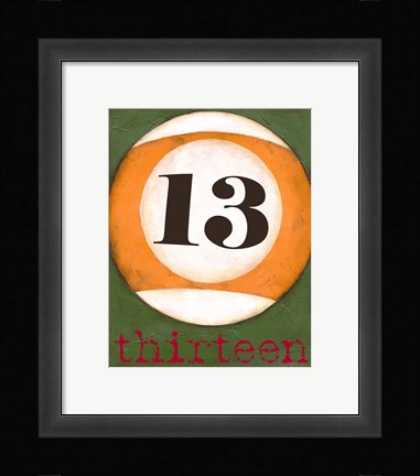 Framed Graphic Pool XIII Print