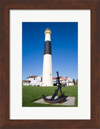 Framed Absecon Lighthouse Museum, Atlantic County, Atlantic City, New Jersey, USA Print