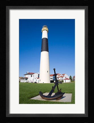 Framed Absecon Lighthouse Museum, Atlantic County, Atlantic City, New Jersey, USA Print
