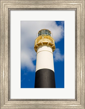 Framed Absecon Lighthouse Museum, Atlantic County, Atlantic City, New Jersey up close Print