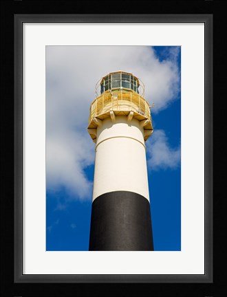 Framed Absecon Lighthouse Museum, Atlantic County, Atlantic City, New Jersey up close Print