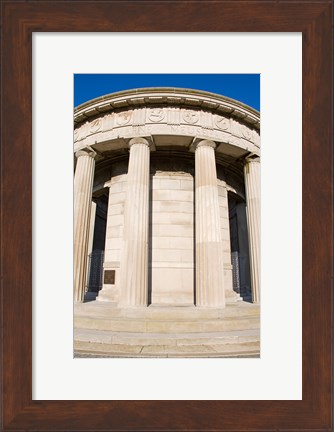 Framed World War Two Memorial, Atlantic City, New Jersey, USA Print