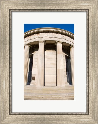 Framed World War Two Memorial, Atlantic City, New Jersey, USA Print