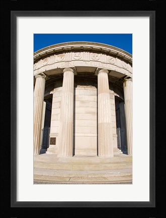 Framed World War Two Memorial, Atlantic City, New Jersey, USA Print