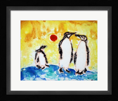 Framed Under the Hot Sun Print