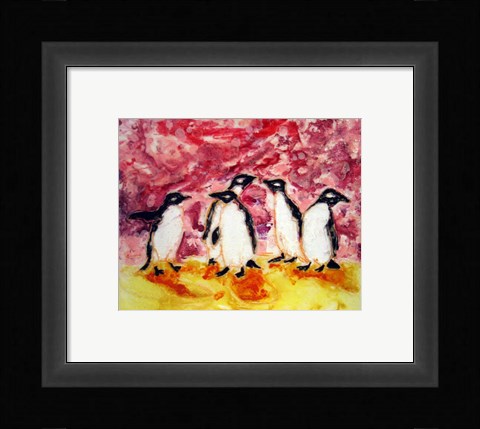 Framed Under the Magenta Sun Print