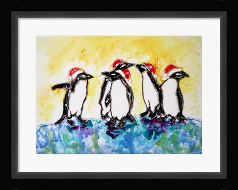 Framed Which Way to the North Pole Print