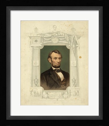 Framed Abraham Lincoln - framed Print