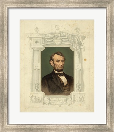 Framed Abraham Lincoln - framed Print