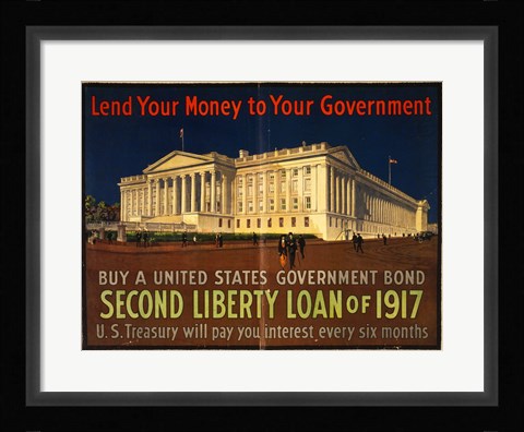 Framed Library of Congress Print