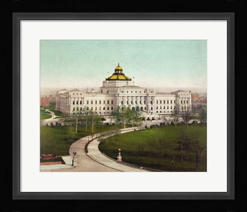 Framed Library of Congress Print
