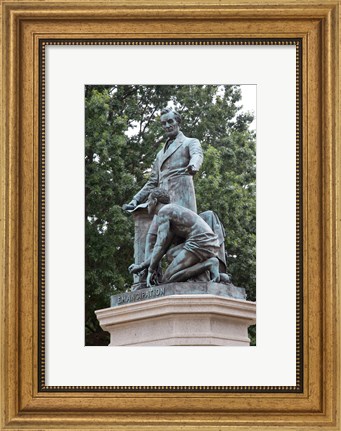 Framed Lincoln statue Print