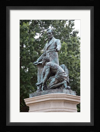 Framed Lincoln statue Print