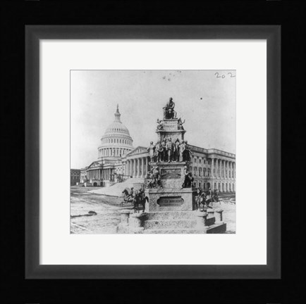Framed Lincoln Monument Print