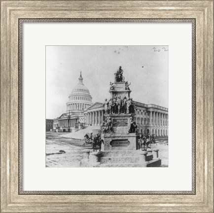 Framed Lincoln Monument Print