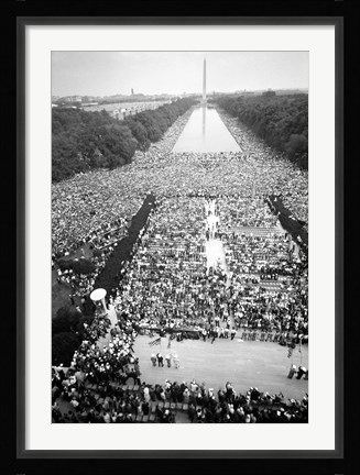 Framed Civil rights march on Washington Print