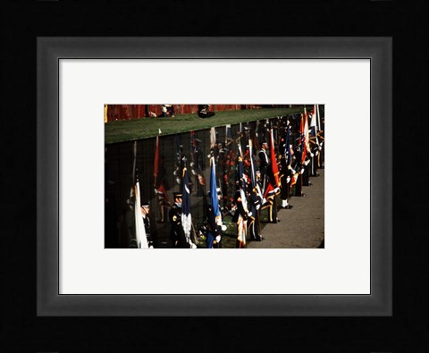Framed Dedication of Vietnam Veterans Memorial 1982 Print